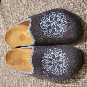 Blue Birkenstock Slippers (Papillo)